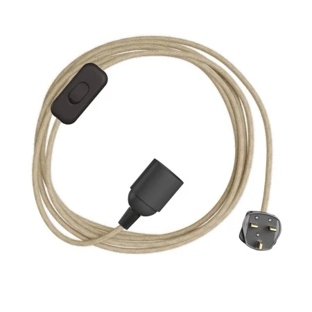 SnakeBis - Wiring with lamp holder and coloured textile cable - RN06