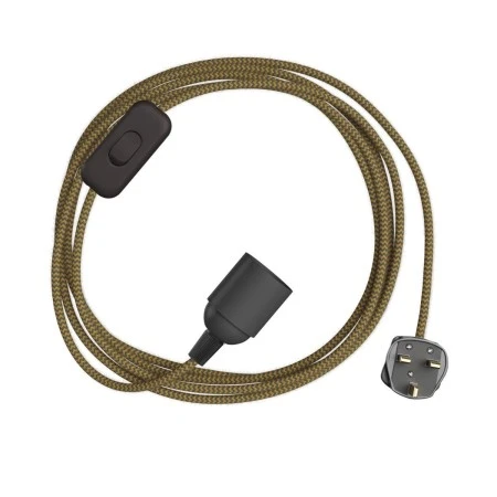 SnakeBis Zig-Zag - Wiring with lamp holder and textile cable Zig-Zag effect - RZ27