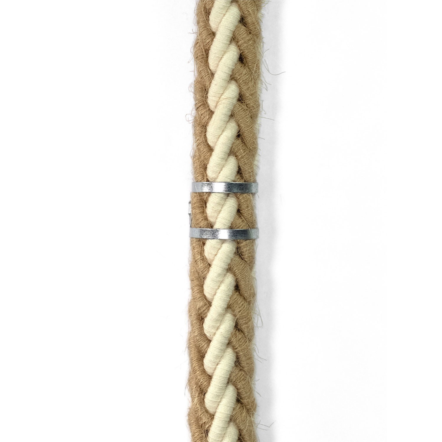 SnakeBis Chord - Plug-in lamp with jute twisted cable