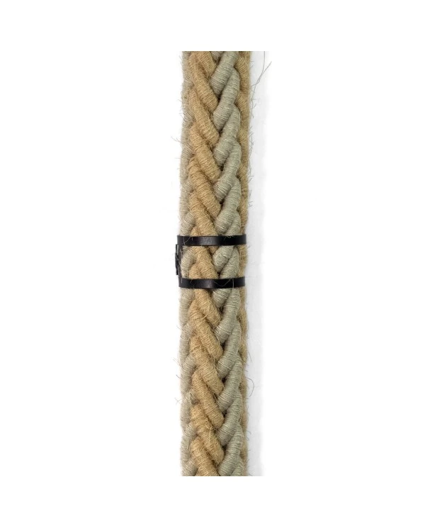 SnakeBis Chord - Plug-in lamp with jute twisted cable