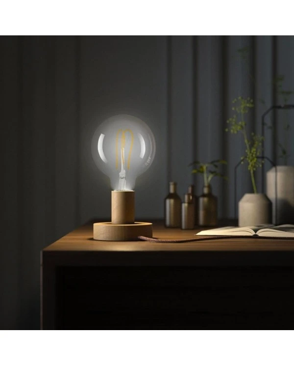 Posaluce - Small wooden Table Lamp