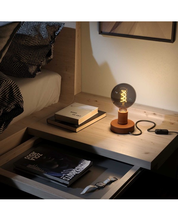 Posaluce - Leather Table Lamp