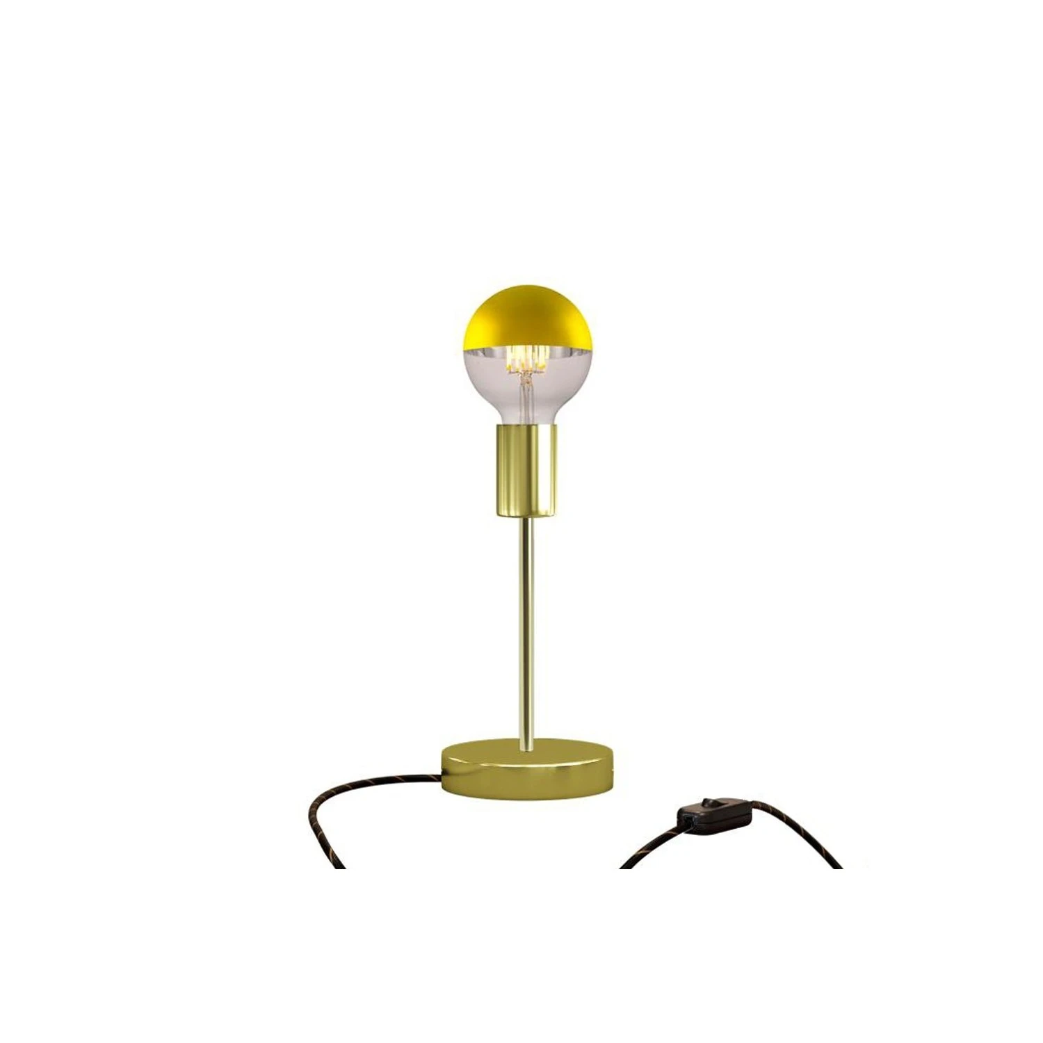 Alzaluce Half Cup Metal Table Lamp