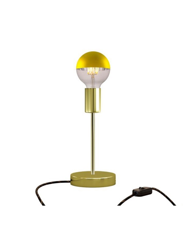 Alzaluce Half Cup Metal Table Lamp