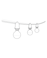 Outdoor string lights