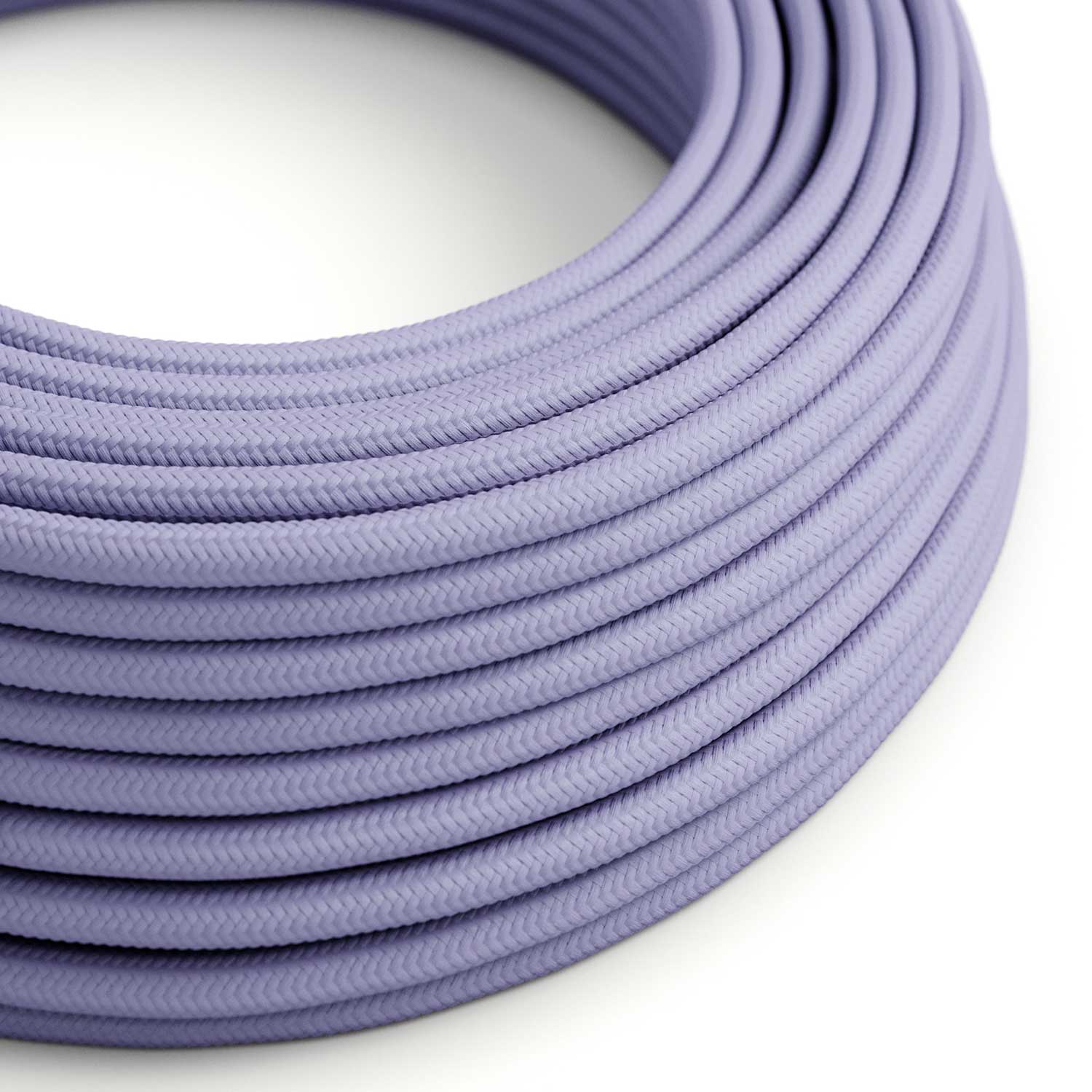 Filo elettrico color Lavanda lucido - L'Originale Creative Cables, per lampade di design - RM07