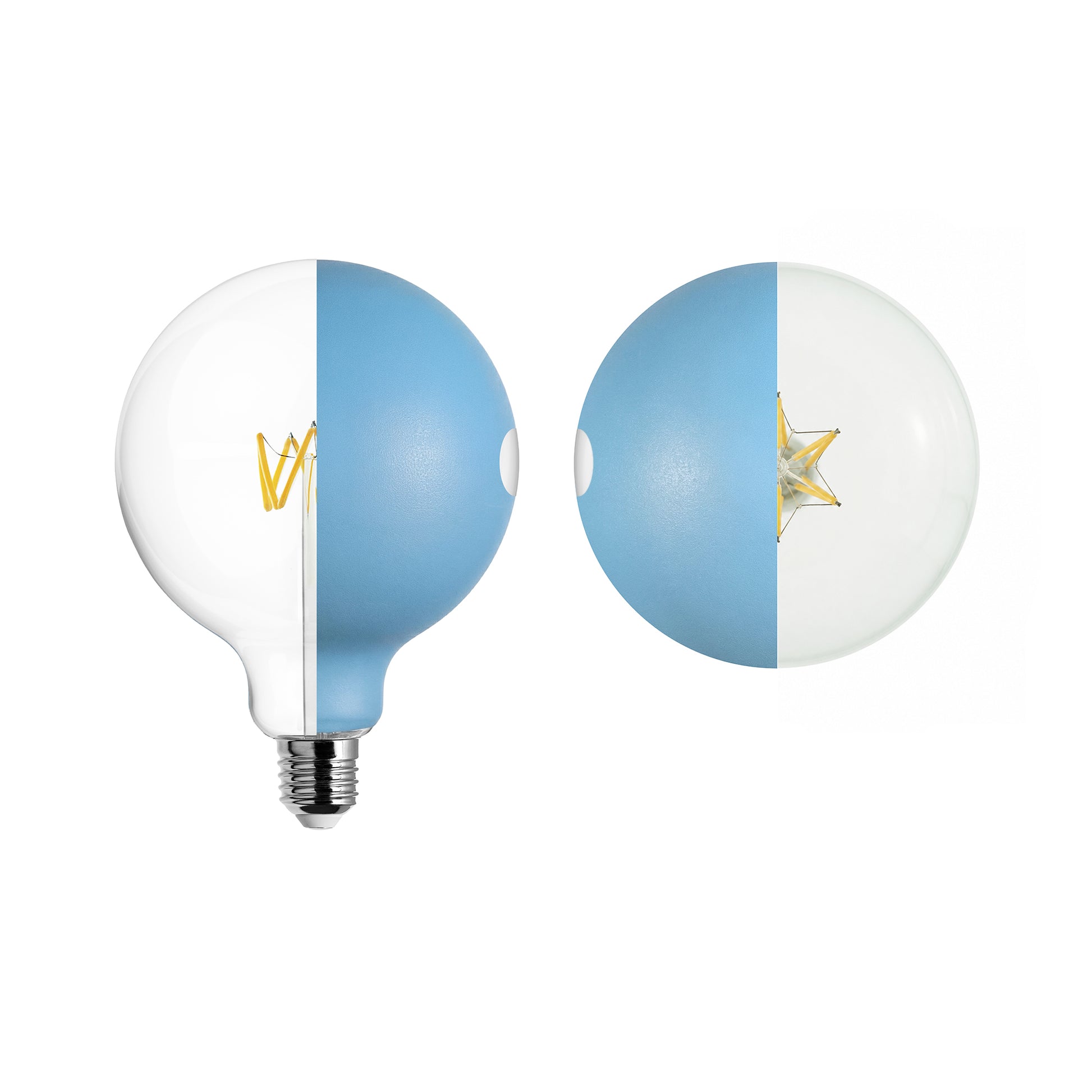Lampadina LED Talia G125 4,8W 806Lm E27 2700K Dimmerabile - Blu