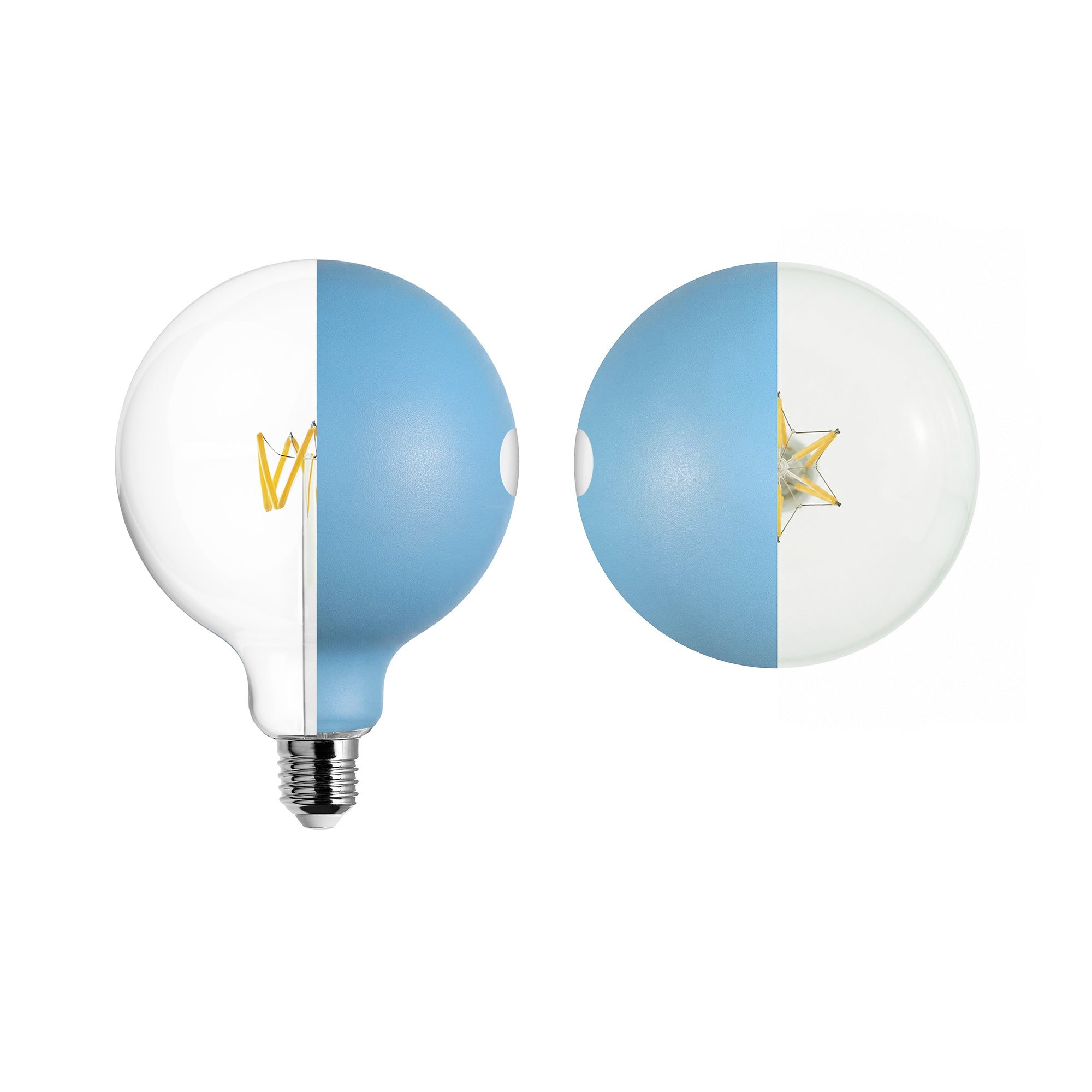 Lampadina LED Talia G125 4,8W 806Lm E27 2700K Dimmerabile - Blu