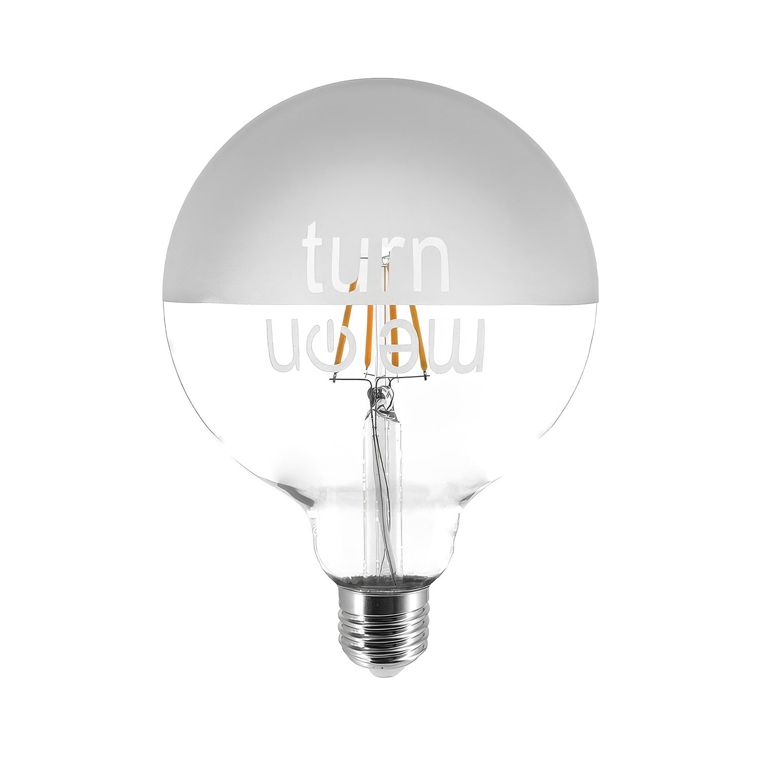 Tattoo "Turn Me On" LED light bulb G125 4.5W 470Lm E27 2700K Dimmable