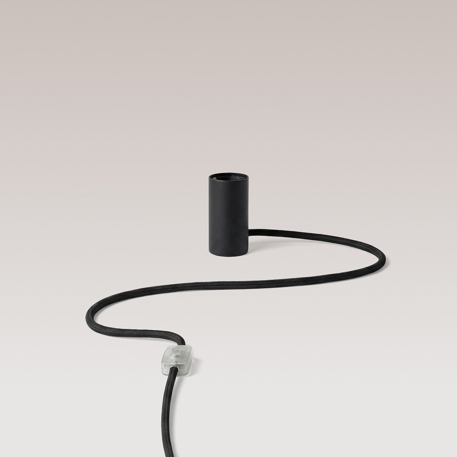 Lampada magnetica plug-in con attacco E27 e spina UK - Nero