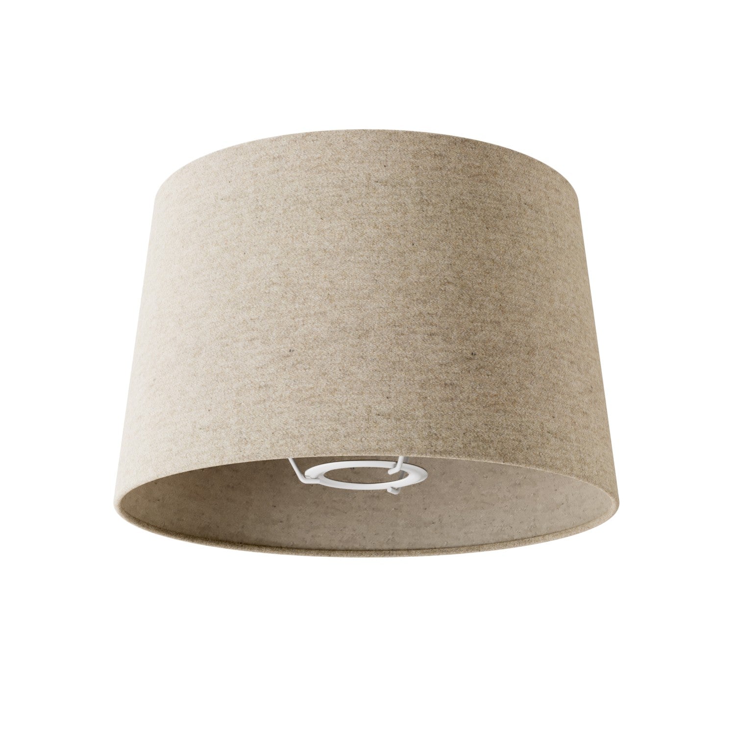 Paralume Athena con attacco E27 per lampada da tavolo o da terra - Made in Italy - Lana Beige