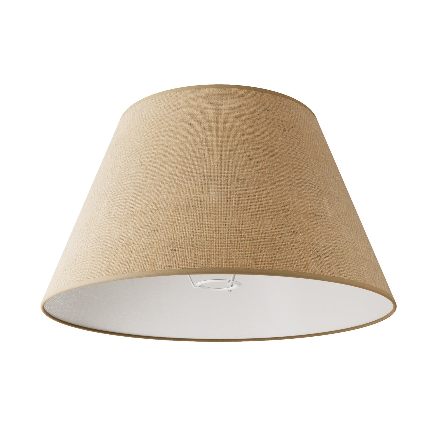 Paralume Impero L per lampada da tavolo o applique con attacco E27 - Made in Italy - Juta Naturale