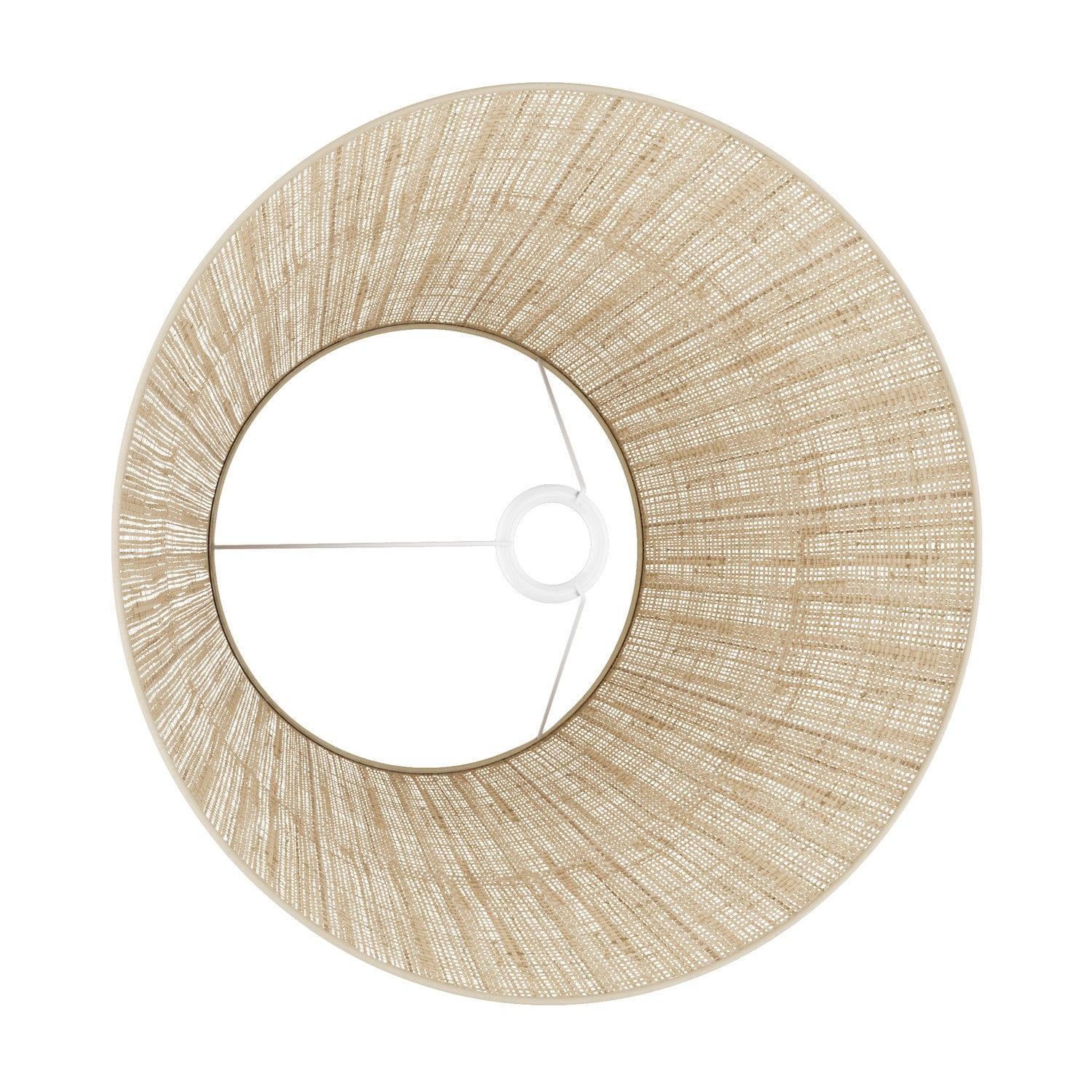 Paralume Impero L per lampada da tavolo o applique con attacco E27 - Made in Italy - Raphia