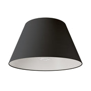 Paralume Impero L per lampada da tavolo o applique con attacco E27 - Made in Italy - Teletta Antracite