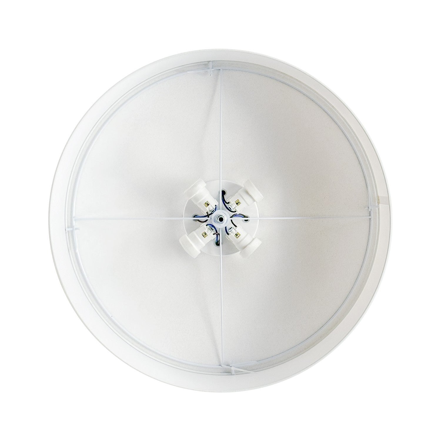 Plafoniera in tessuto Small - Made in Italy - Teletta Grigio Scuro