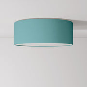 Plafoniera in tessuto Medium Slim - Made in Italy - Teletta Verde Dubbio