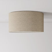 Plafoniera in tessuto Medium - Made in Italy - Lana Beige