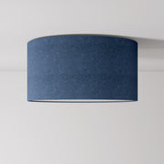 Plafoniera in tessuto Medium - Made in Italy - Lana Blu