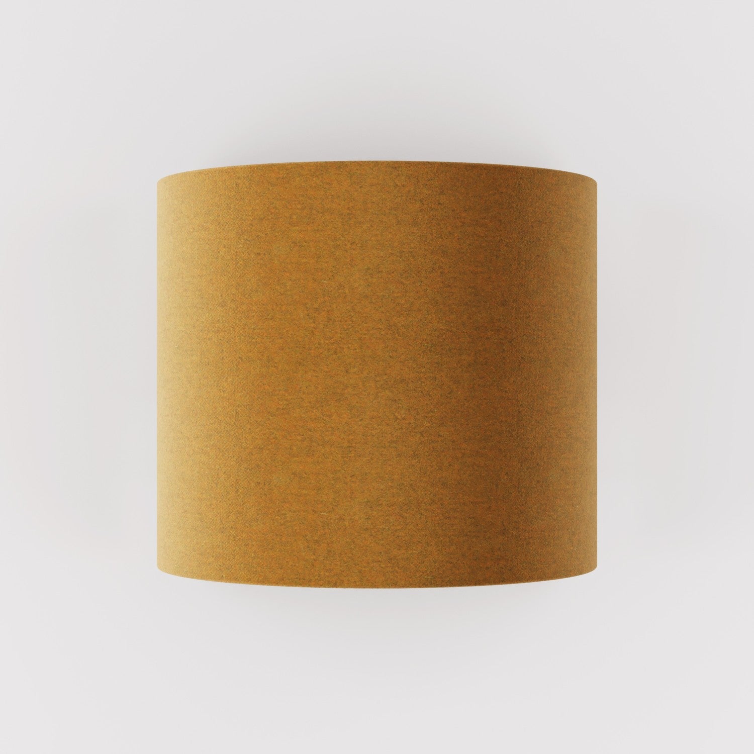 Applique Ventola con paralume in tessuto - Made in Italy - Lana Senape