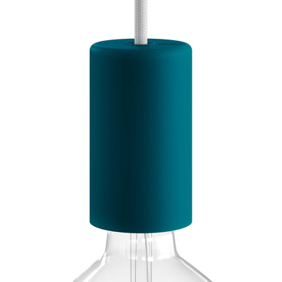 EIVA ELEGANT, outdoor E27 IP65 silicone lamp holder kit for Modulair system - Petrol