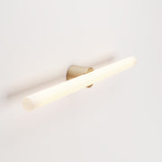 Lampada in metallo da parete o soffitto con lampadina LED lineare S14d - Bronzo satinato
