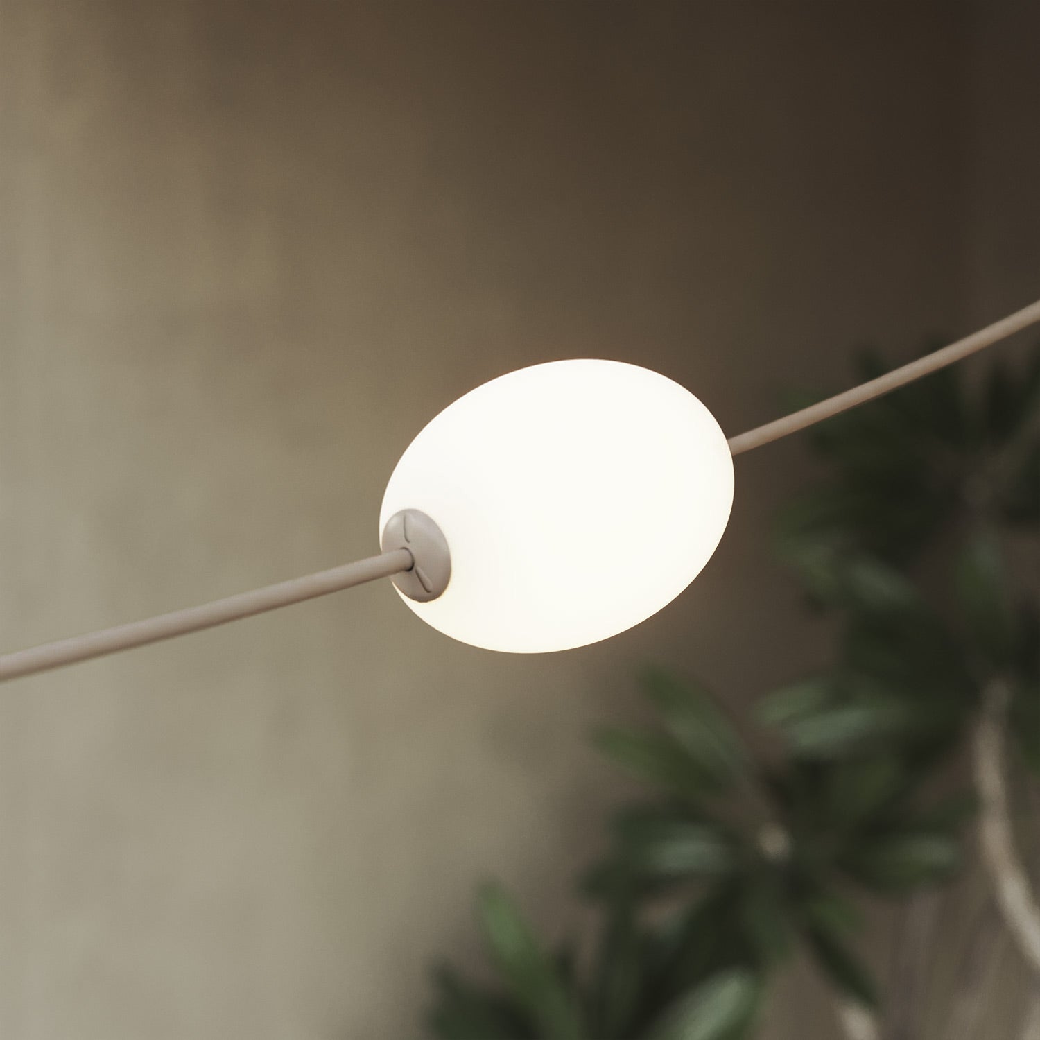 Catena luminosa 6 punti luce da esterno IP67 Desert Brown con spina UK - Marina6