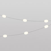 Catena luminosa 6 punti luce da esterno IP67 Grigio con spina UK - Marina6