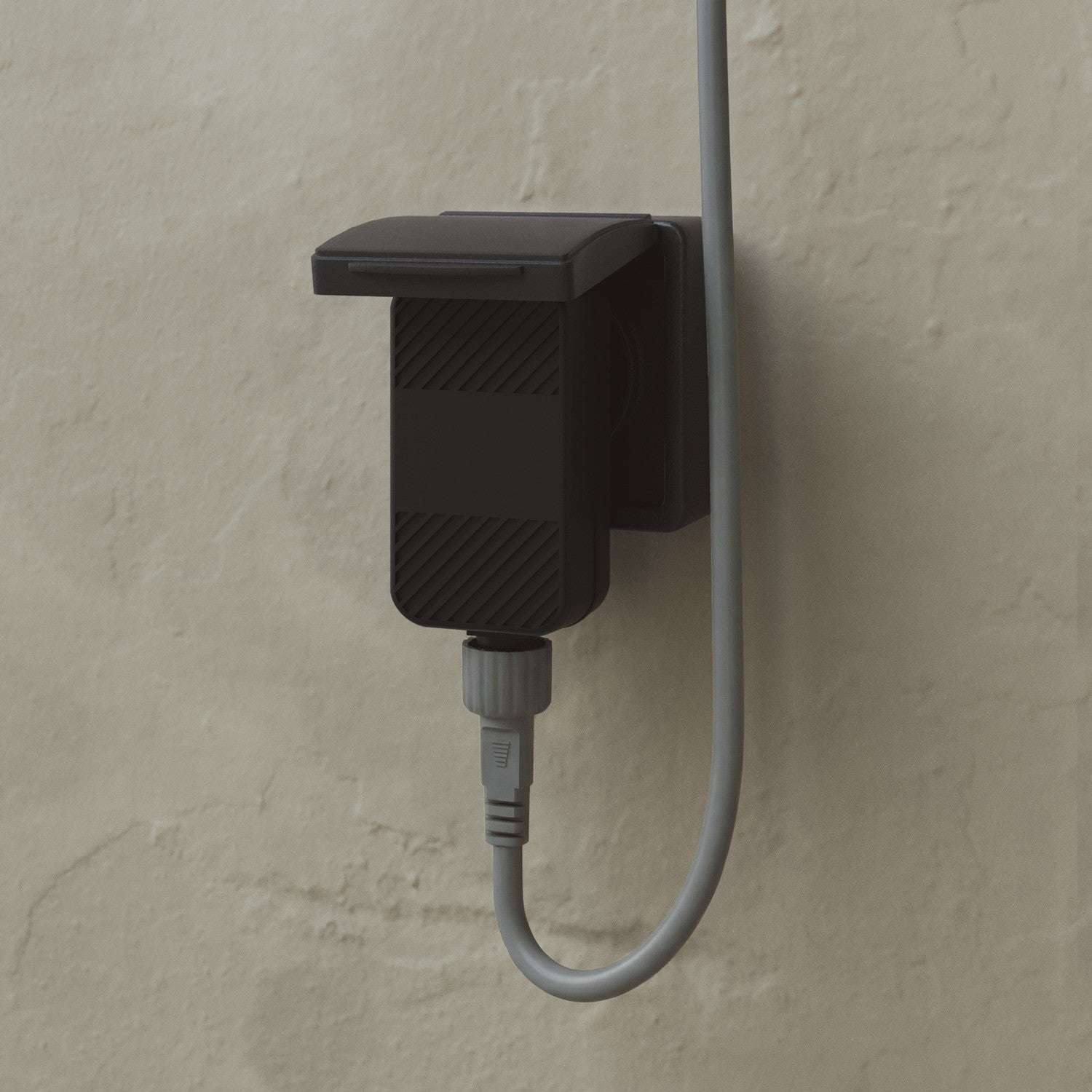 Catena luminosa 6 punti luce da esterno IP67 Grigio con spina UK - Marina6