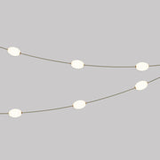 Catena luminosa 6 punti luce da esterno IP67 Verde oliva con spina UK - Marina6