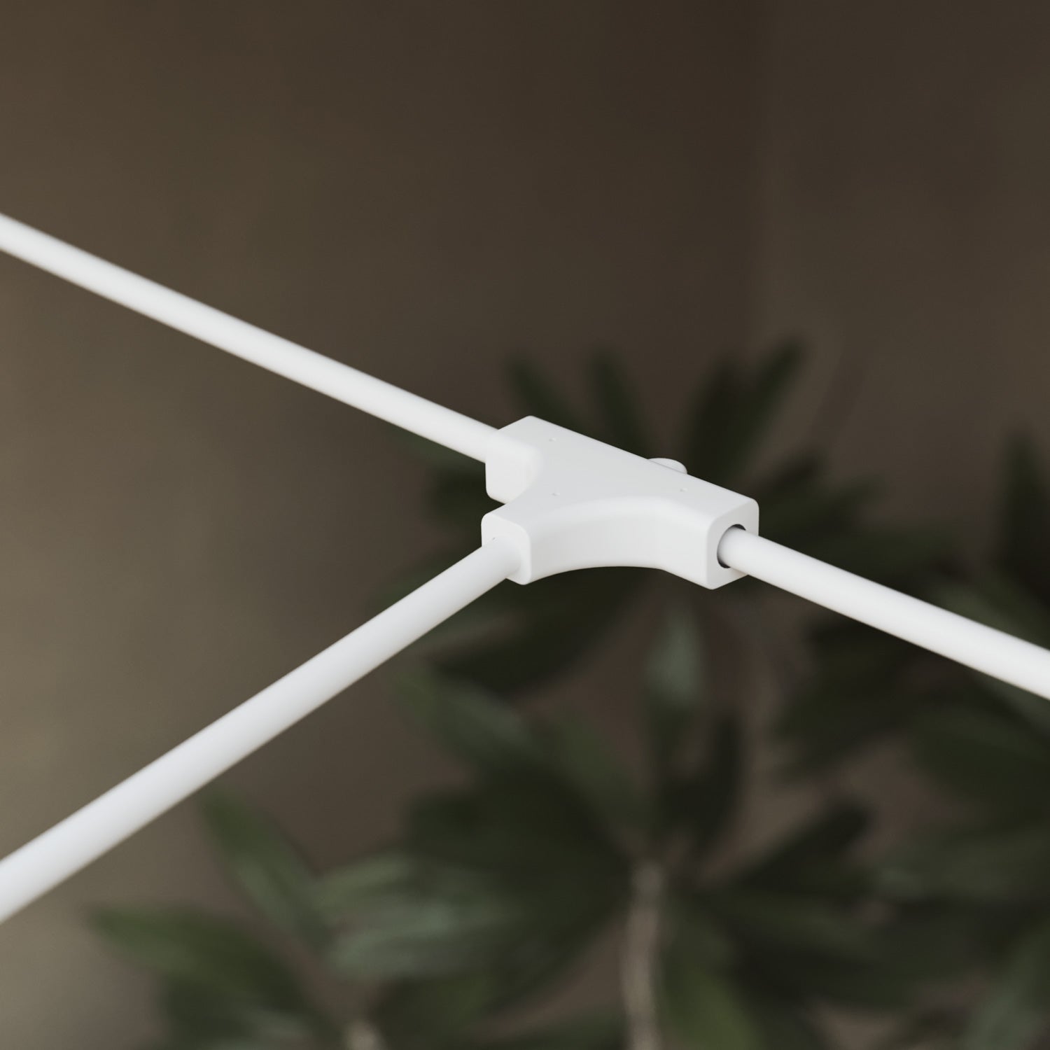 Catena luminosa reticolare 7 punti luce da esterno IP67 Bianco sabbia con spina UK - Marina GRID