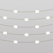 Catena luminosa 12 punti luce da esterno IP67 Verde oliva con spina UK - Marina12