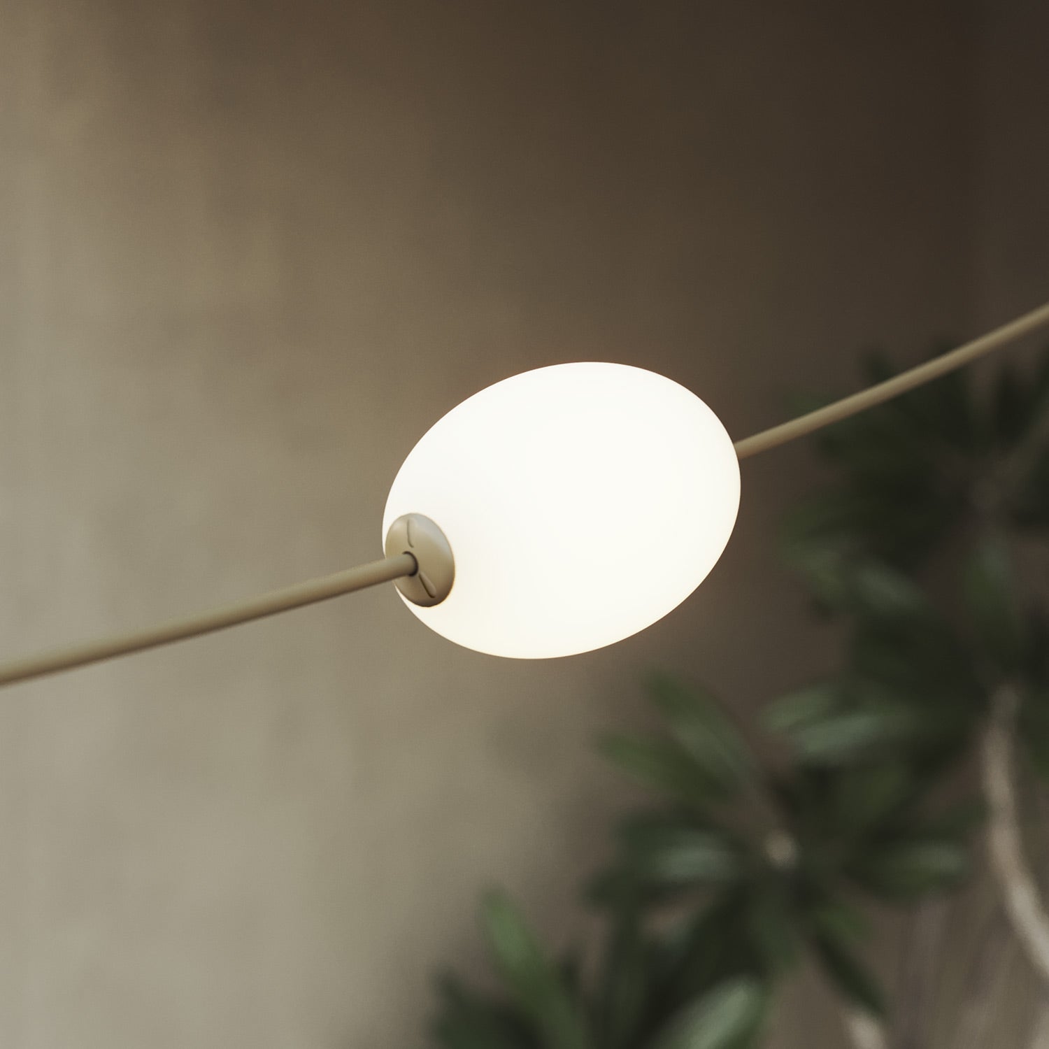 Catena luminosa 12 punti luce da esterno IP67 Verde oliva con spina UK - Marina12