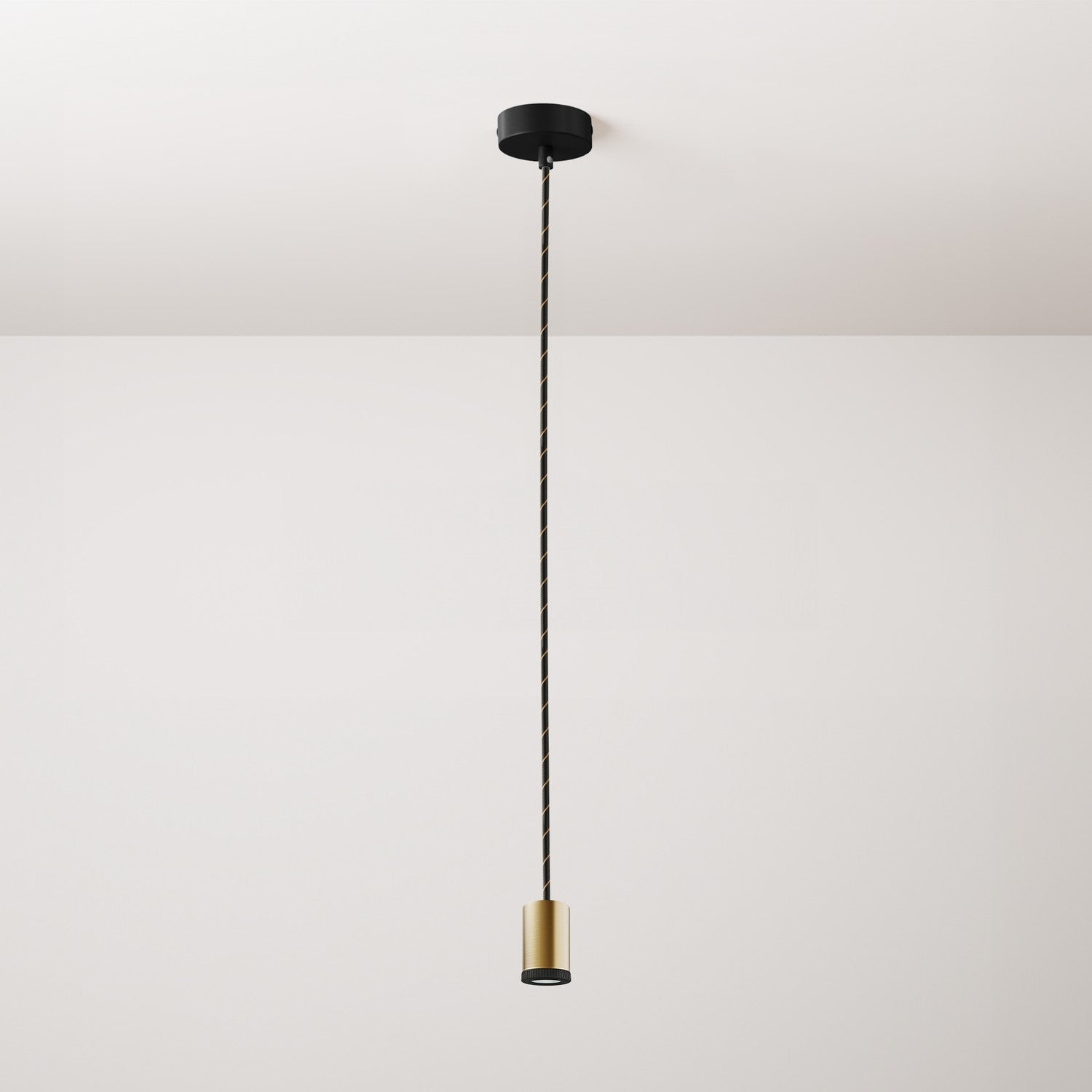 Lampada faretto a sospensione singola Mini Spotlight GU1d0 - Bronzo satinato