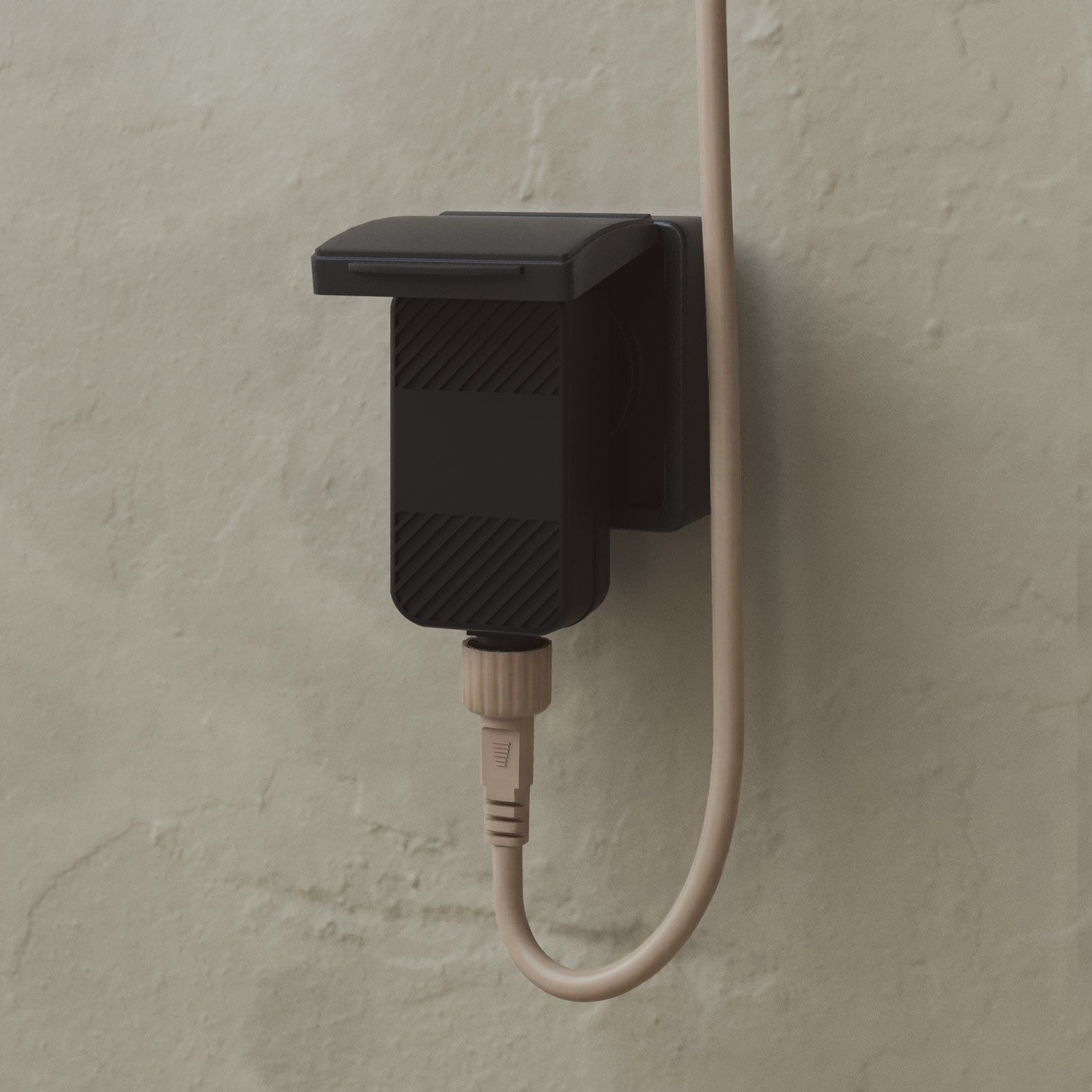 Catena luminosa 3 punti luce da esterno IP67 Desert Brown con spina UK - Marina3 Cherry 70 cm