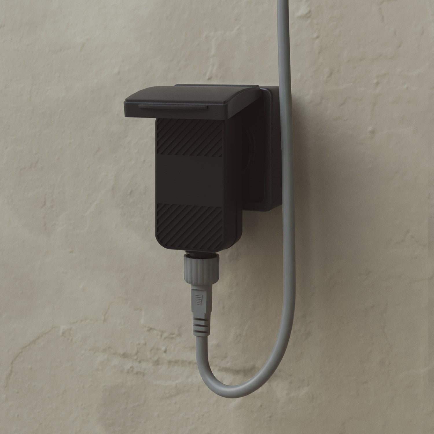 Catena luminosa 3 punti luce da esterno IP67 Grigio con spina UK - Marina3 Cherry 70 cm