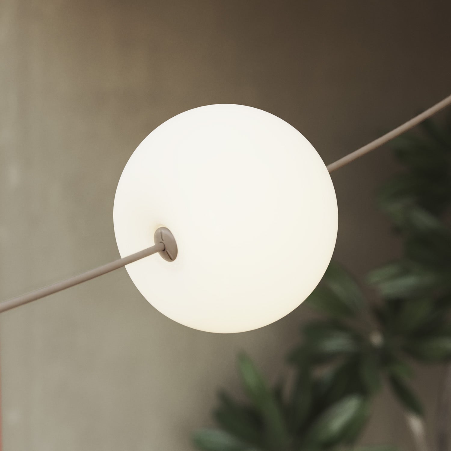 Catena luminosa 4 punti luce da esterno IP67 Desert Brown con spina UK - Marina4 Cherry 140 cm