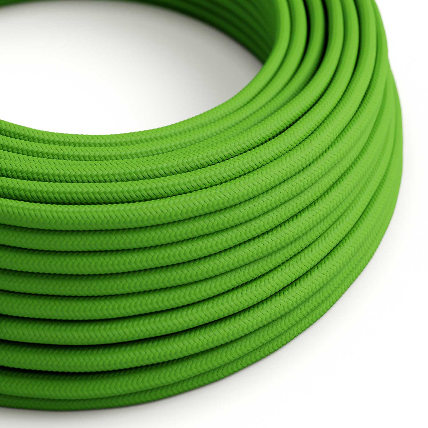 Cavo tessile per illuminazione Verde Lime - L'Originale Creative Cables, ideale per lampade creative - RM18 - Creative Cables