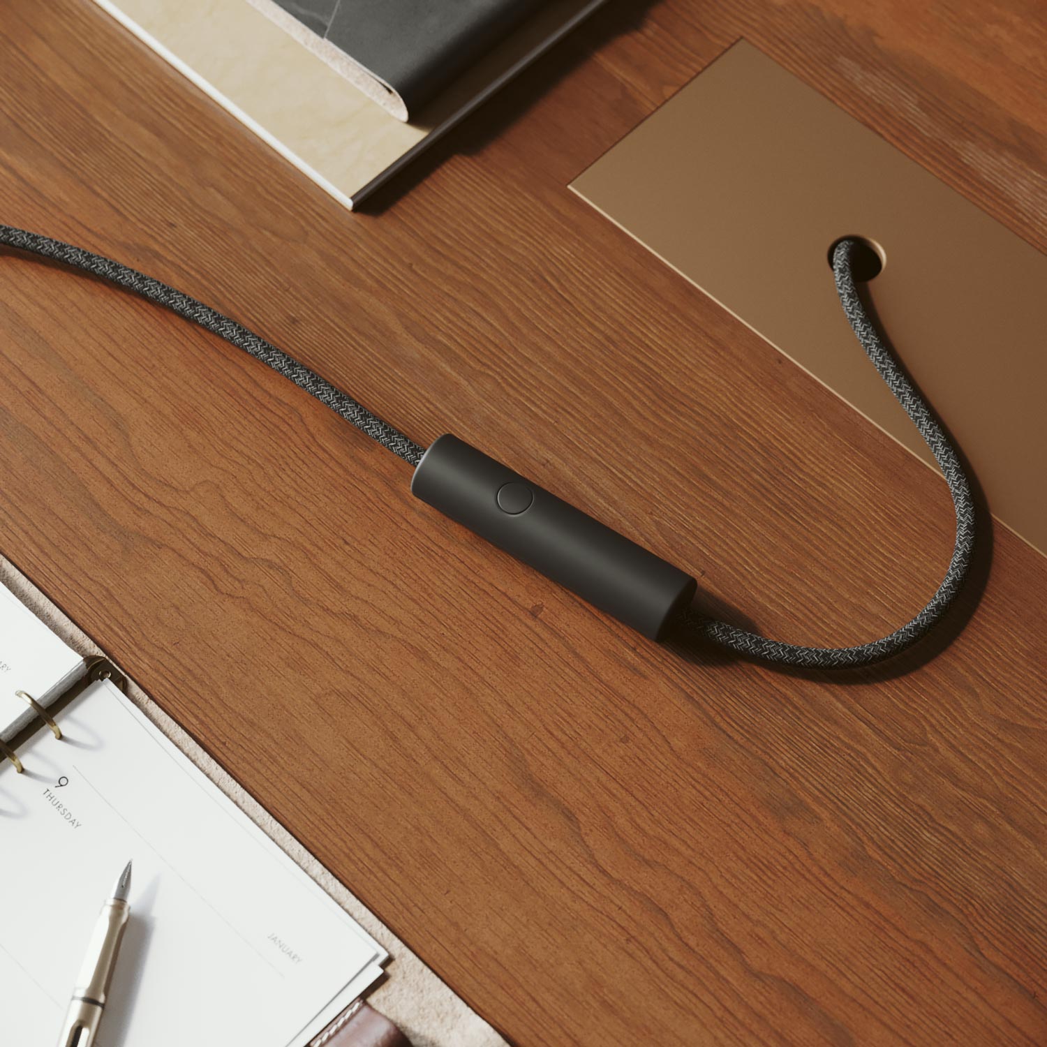 Dimmer universale a pulsante per lampadine incandescenza e led dimmerabili - Nero