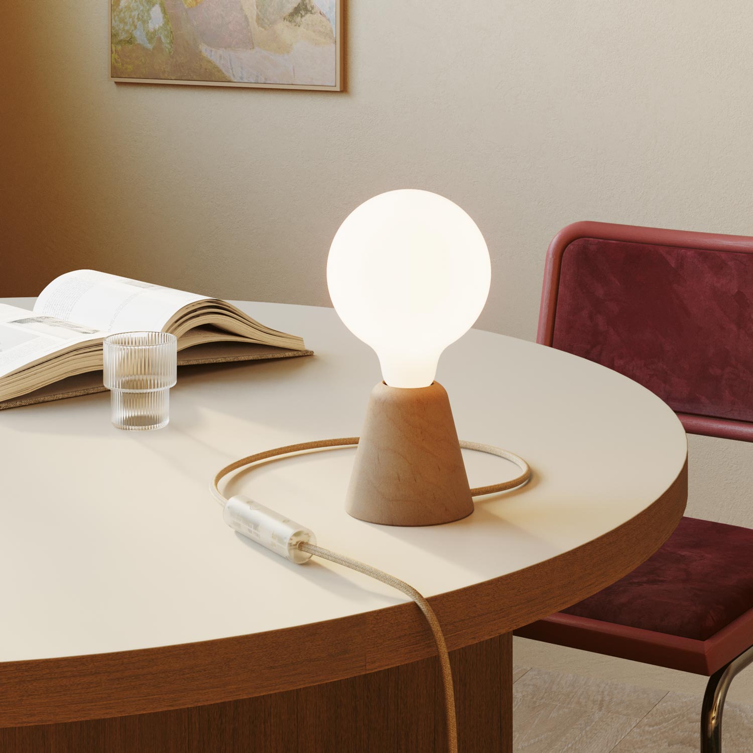 Dimmer universale a pulsante per lampadine incandescenza e led dimmerabili - Trasparente