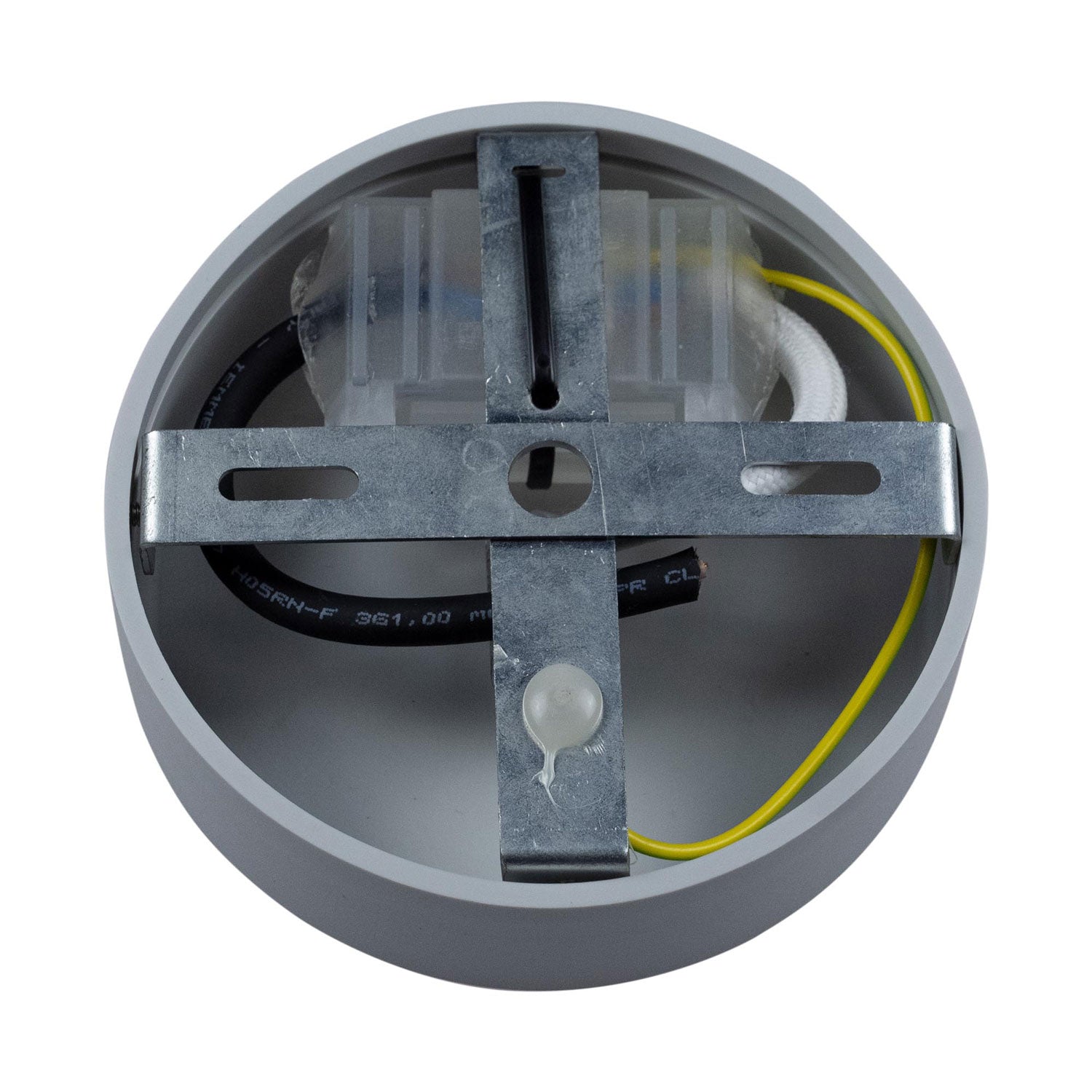 EIVA Kit Rosone in Silicone Soft Touch per Esterno IP65 - Sistema Modulair - Mostarda