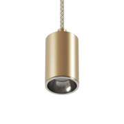 Faretto GU10 Spotlight LED Bispot - Bronzo satinato / Cromo