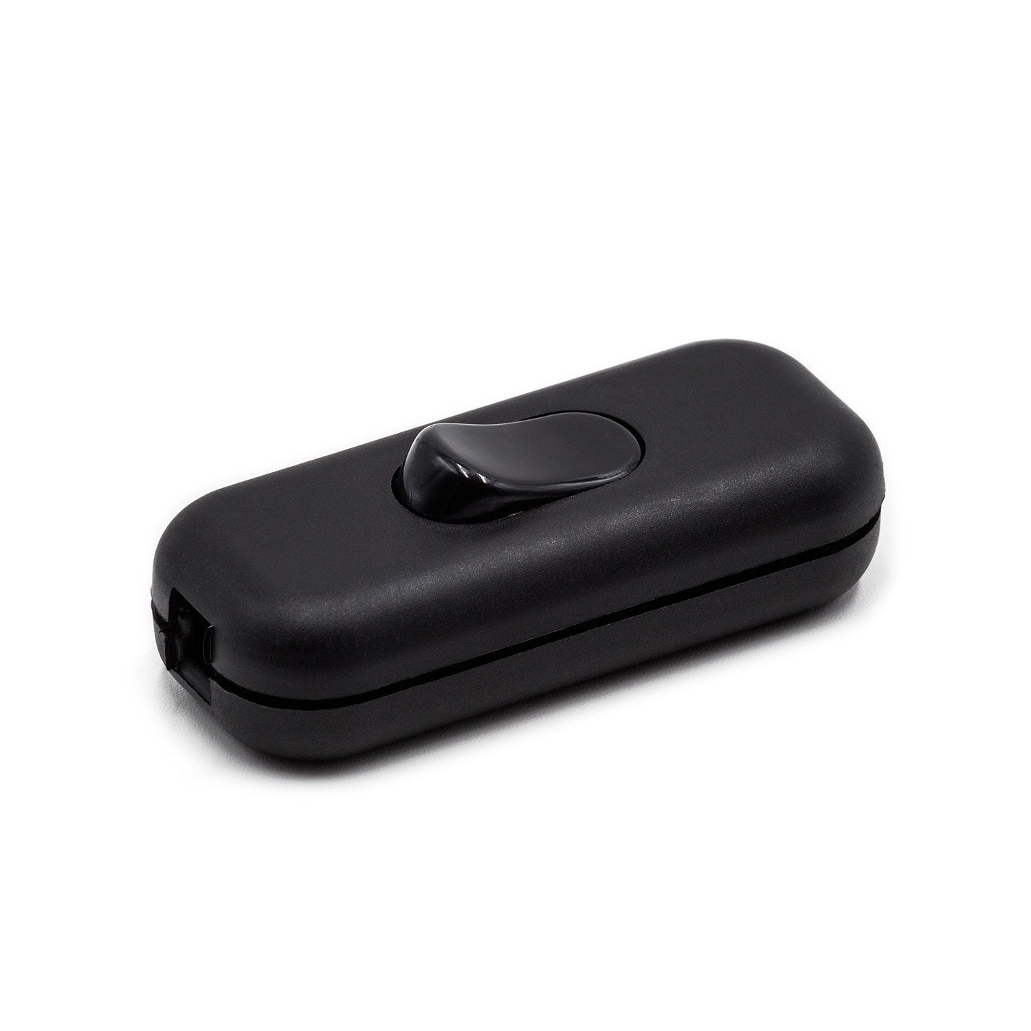 Interruttore unipolare infracavo con morsetto di terra - Nero