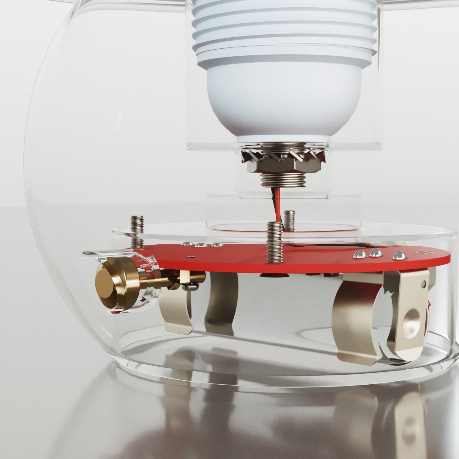 Kit elettronico per lampade a batteria 5V USB-C con portalampada E27 filettato - Bianco