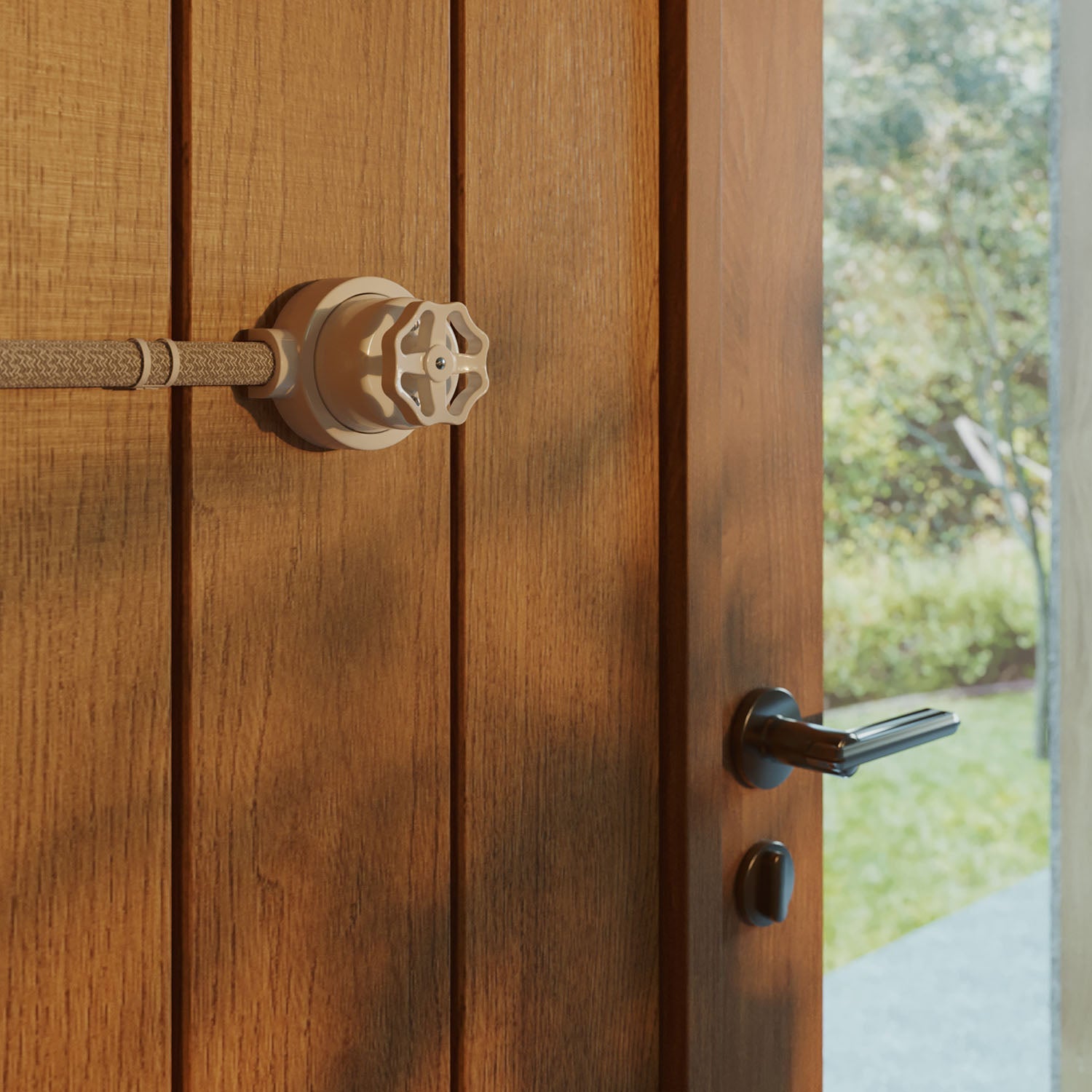 Kit interruttore/deviatore con manopola e base per Creative-Tubes in porcellana bianca Bianco 1