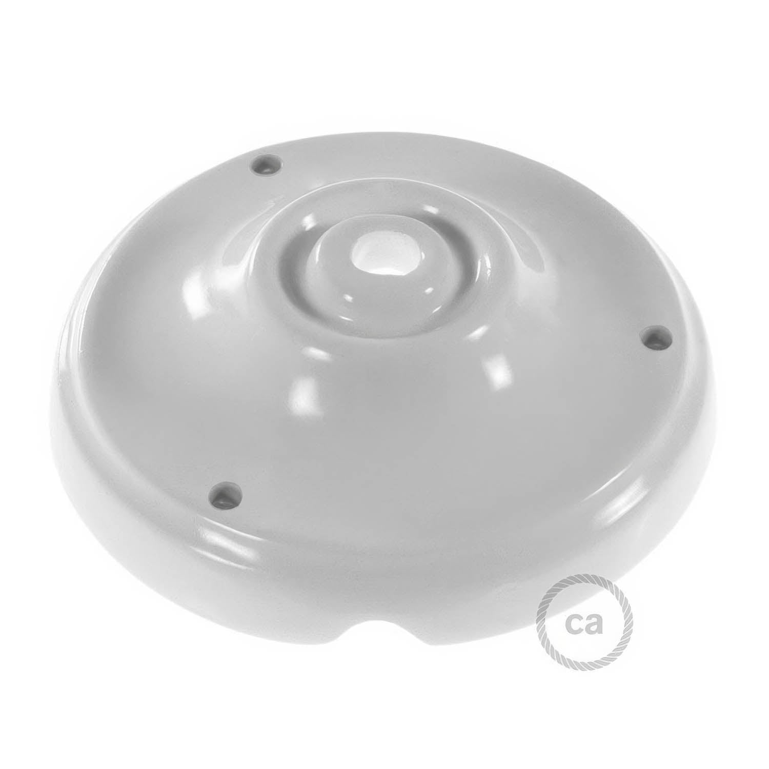 Kit rosone in porcellana - Bianco