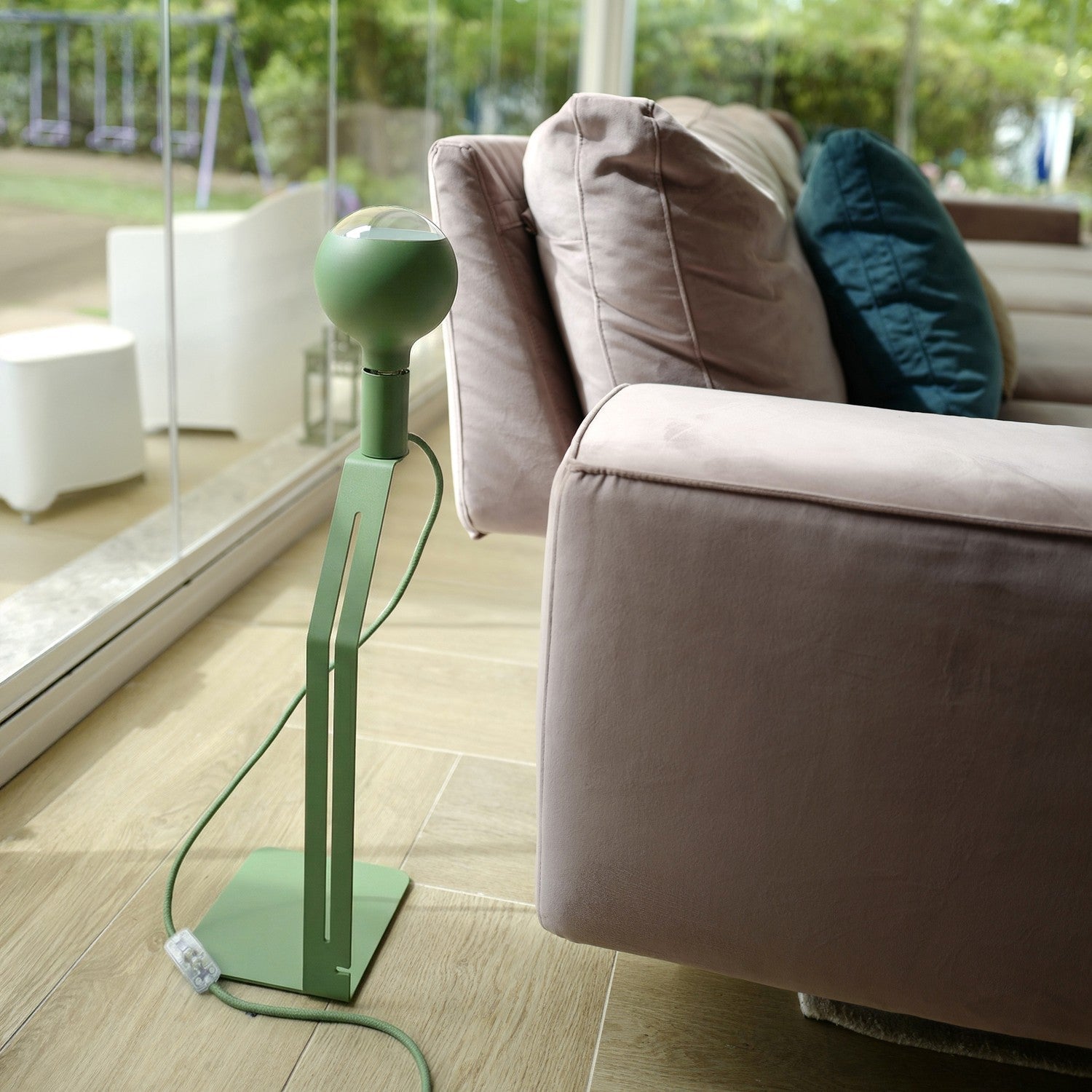 Koso Lucia - Lampada da tavolo con spina UK - Verde