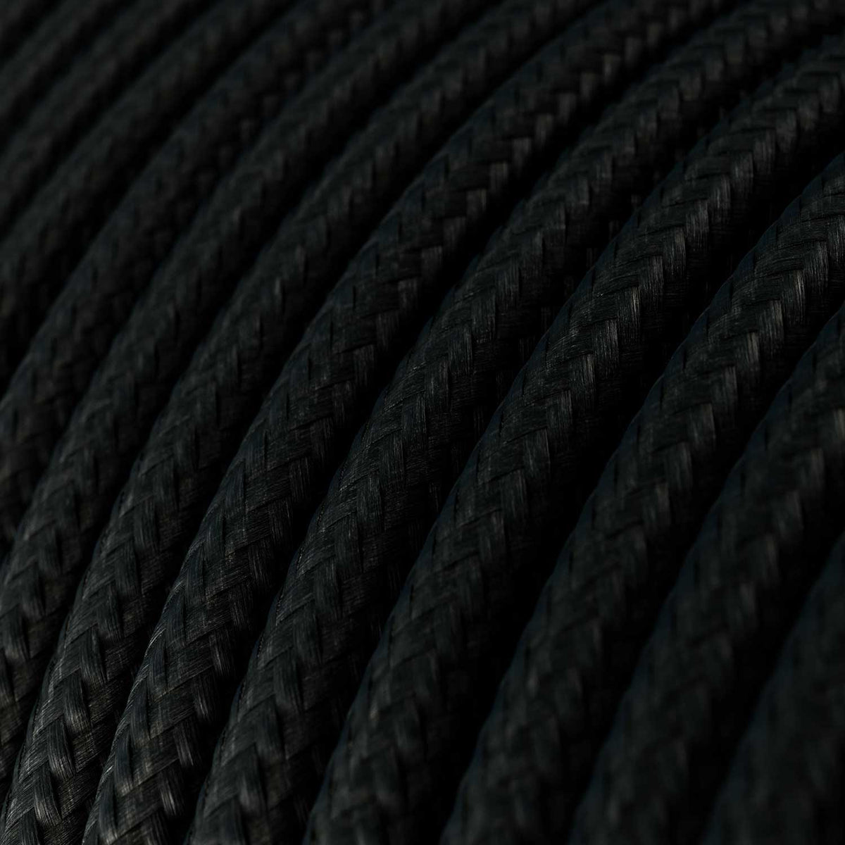 Lampada a sospensione con finitura in porcellana con lampadine LED Ellipse effetto porcellana - Nero