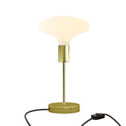 Lampada da tavolo Alzaluce Idra in metallo e spina UK - Ottone Interruttore