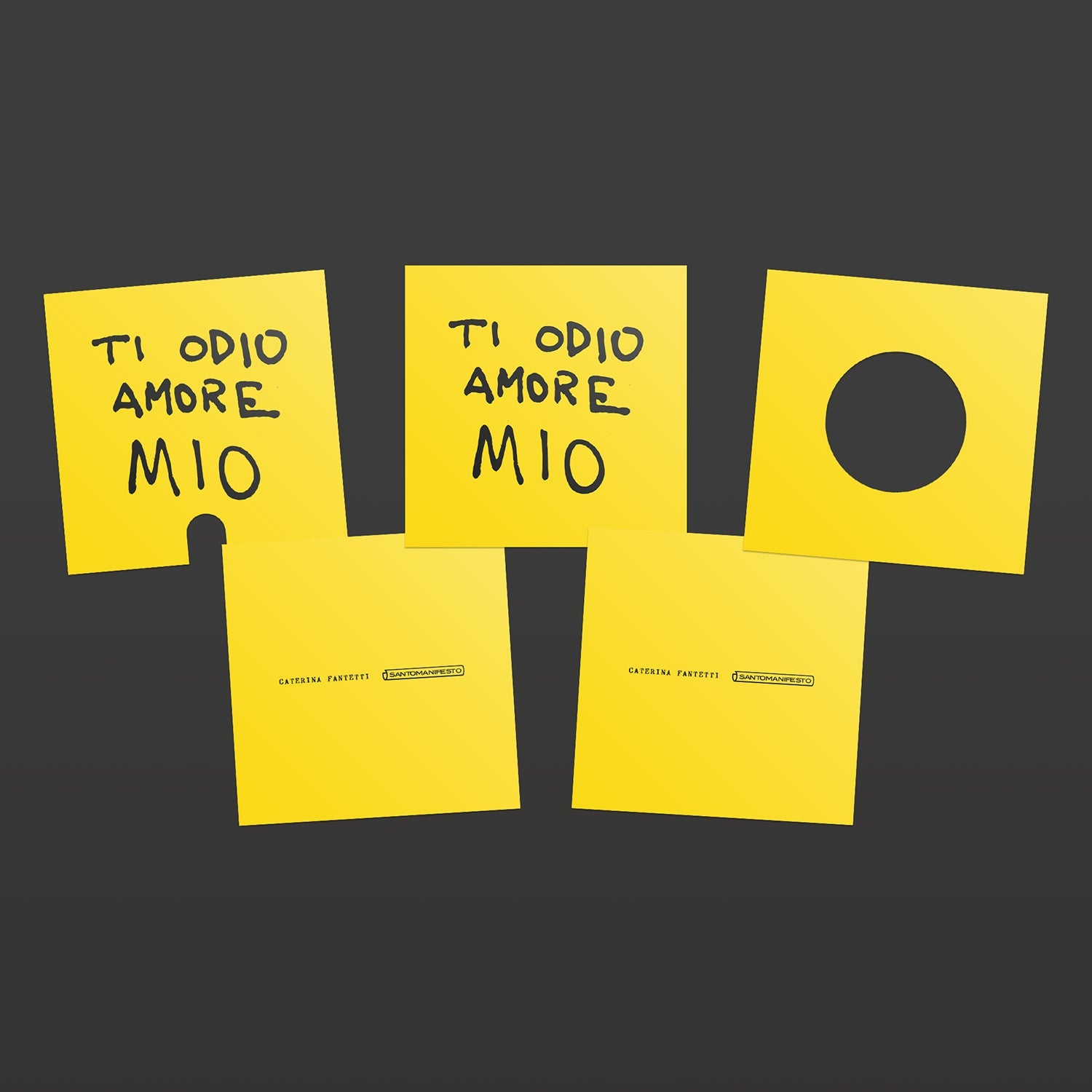 Lampada da tavolo Cubetto "Ti odio amore mio" con spina inglese e lampadina globo effetto porcellana - Santomanifesto