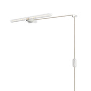 Lampada Spostaluce esse14 con attacco S14d e spina UK - Bianco